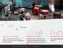Tablet Screenshot of percussionsdestrasbourg.com